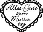 Abdruck: Alles Gute zum Muttertag Stempel