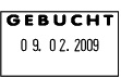 Abdruck: Reiner 510 Elektrostempel KT 001