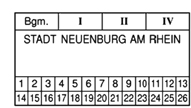 Abdruck: REINER 510 Elektrostempel mit TEXTPLATTE