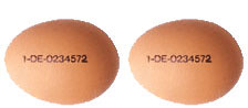 Abdruck: Eierstempel für 2 Transport-Bänder