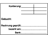 Abdruck: Holzstempel KT 004