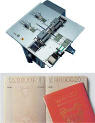 Pass-Perforiermaschinen / Pass-Nummeriermaschinen